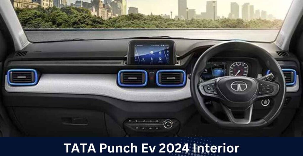Full Detailed Review of TATA Punch Ev 2024  interior